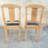 2 art deco style chairs