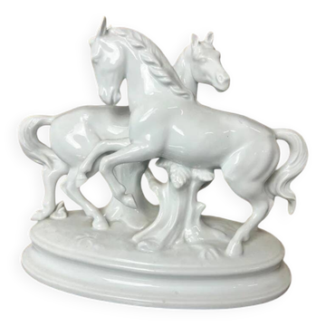 Vintage porcelain horse statue: gerold bavaria
