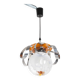 Murano glass globe pendant light, Maazzega edition, Italian design