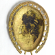 Masque africain en bronze