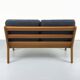 Vintage Two-Seater Senator Sofa in Teak by Ole Wanscher