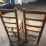 Pair of brutalist chairs