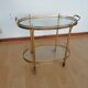 Vintage brass and glass dessert