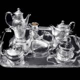 Orfevre Gallia - ensemble de 7pc., Art Nouveau
