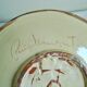Vintage plate signed Puigdemont stylized ruit patterns