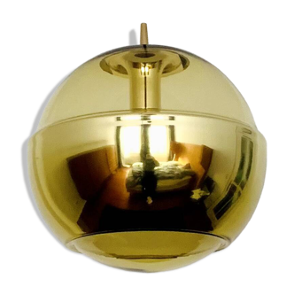 Suspension en verre Golden Space Age de Peill et Putzler