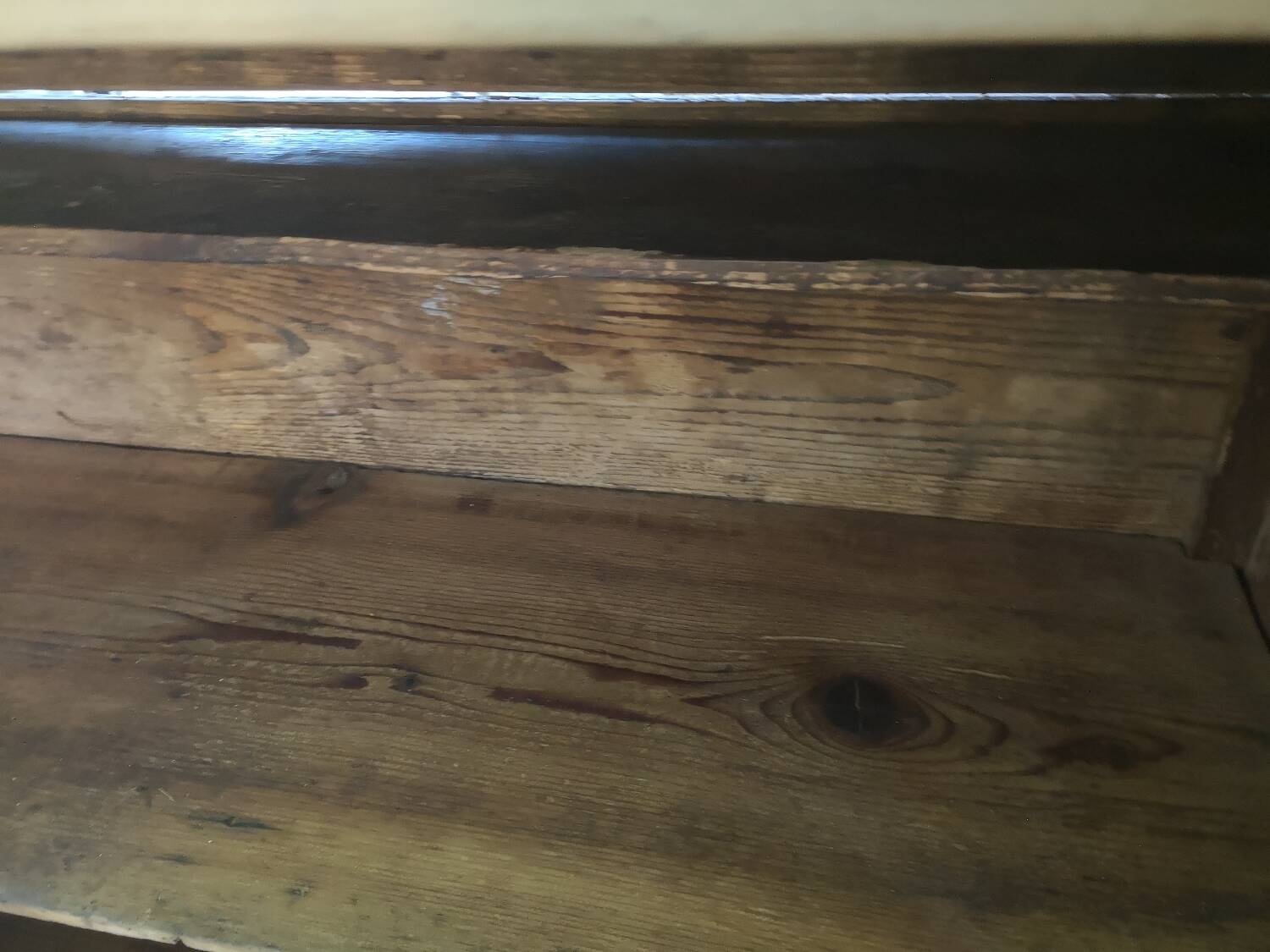 Old pine sideboard