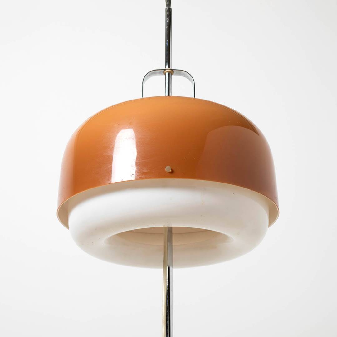 Lampe de sol Medusa de l'ère spatiale par Luigi Massoni pour Meblo, Yougoslavie, années 1970.