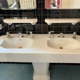 Art Deco double sink
