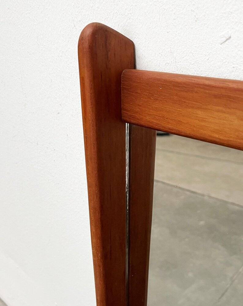 Teak mirror from the mid-century, 1960s
