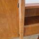 Headboard – console – sideboard – art deco – 2 doors – 2 niches in solid walnut e