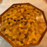 Bamboo marquetry display