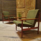 Pair of armchairs by Frantisek Jirak for TON Bystřice (Thonet)