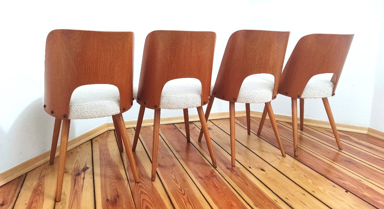 Set of Four Chairs by O. Haerdtl for TON, Czechoslovakia, 1960s