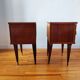 Pair of vintage Scandinavian design bedside tables from the 50s-60s.