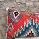Vintage Berber Kilim cushion cover: Moroccan wool cushion