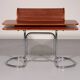 Italian design “Maia” walnut desk by Giotto Stoppino for Bernini, 1960s