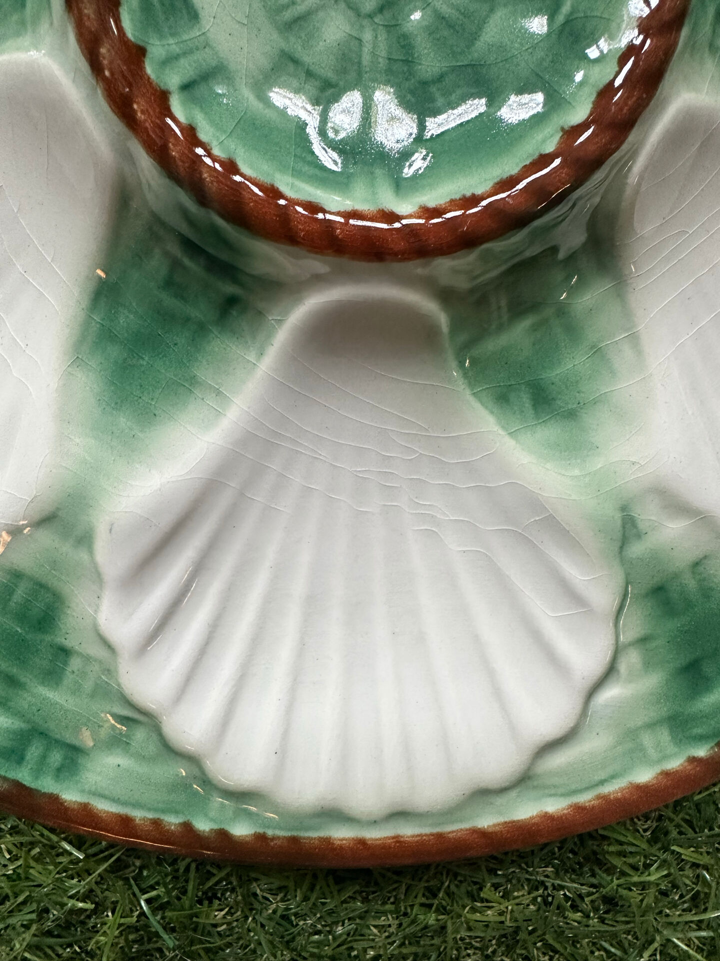 Vintage Longchamps oyster plate