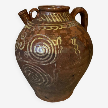 19th century oil jug