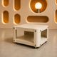 Vintage Space Age coffee table – futuristic 70s design – double pl
