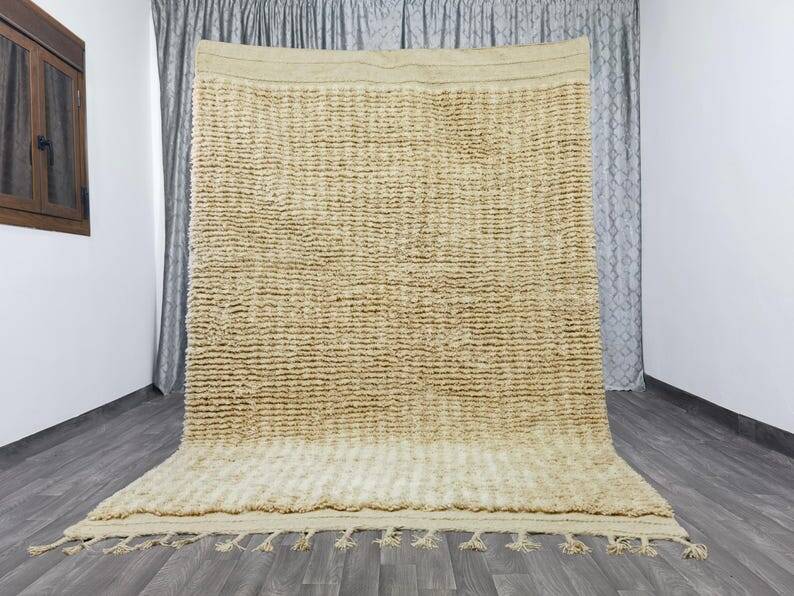 Tapis berbère en laine naturel 250/150cm