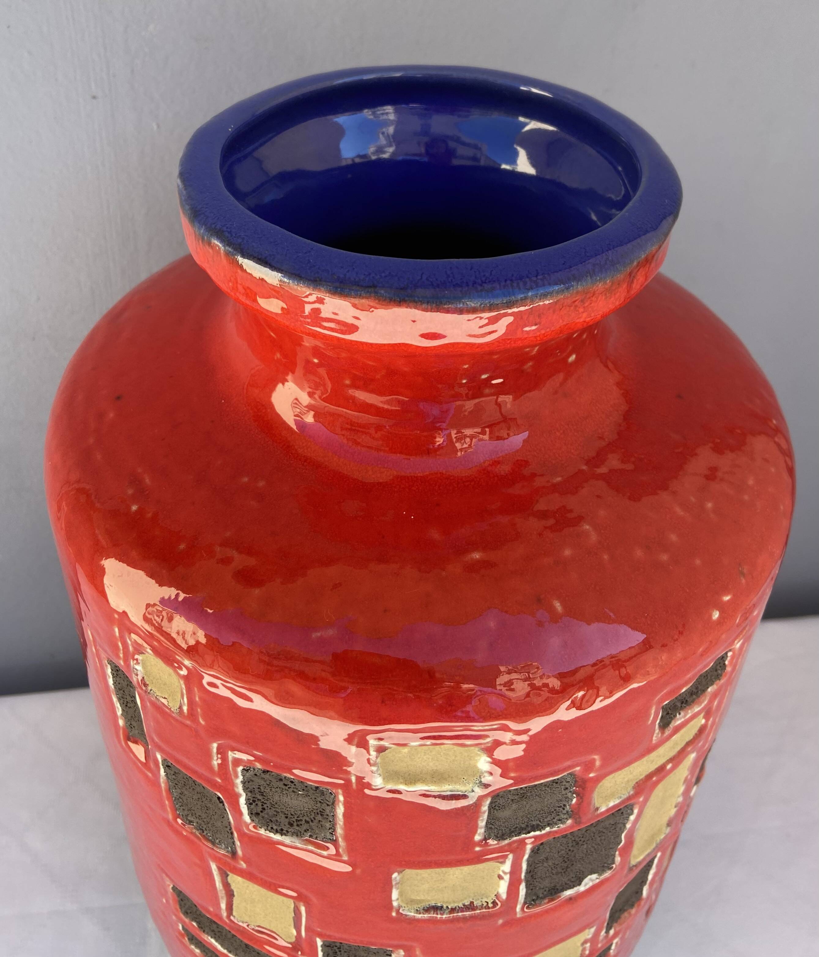 West Germany XL ceramic vase