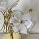 Murano glass flower lamp, Italy 1970-80