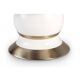 Brass and steel table lamp