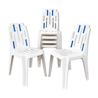Set de 6 chaises « samba » Pierre Paulin pour Henri  Massonnet