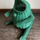 Corbeille grenouille en osier 1980