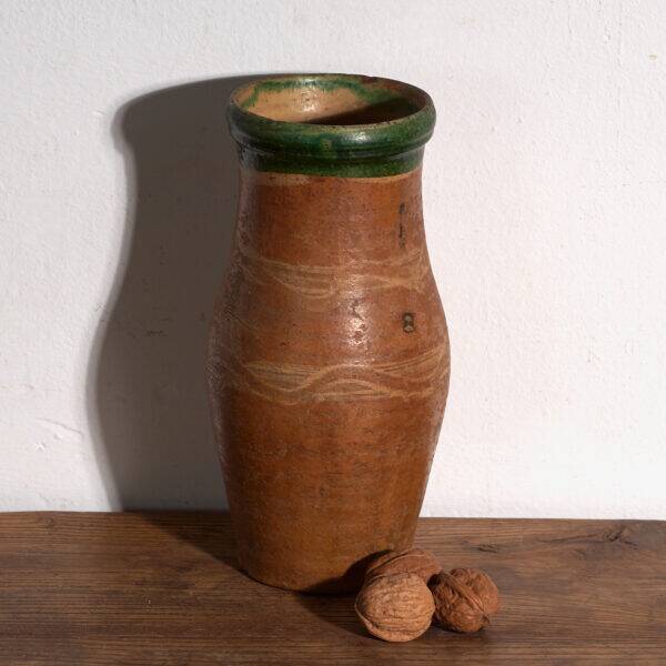 Antique glazed ceramic vase – Central Europe, circa 1920