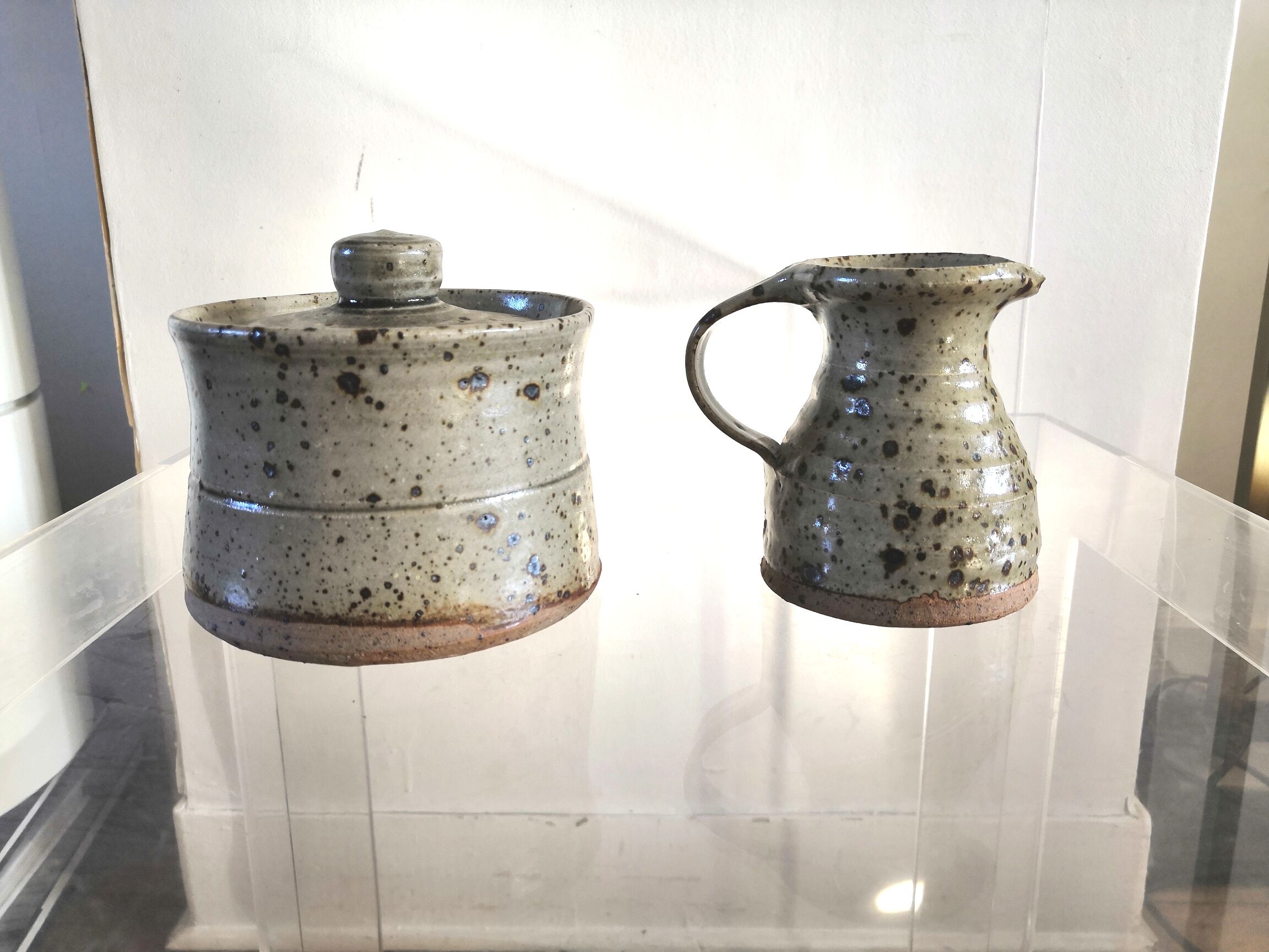 Paire de céramiques de Gustave Tiffoche design années 60