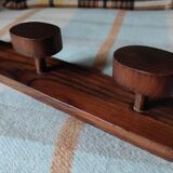 Wooden coat rack