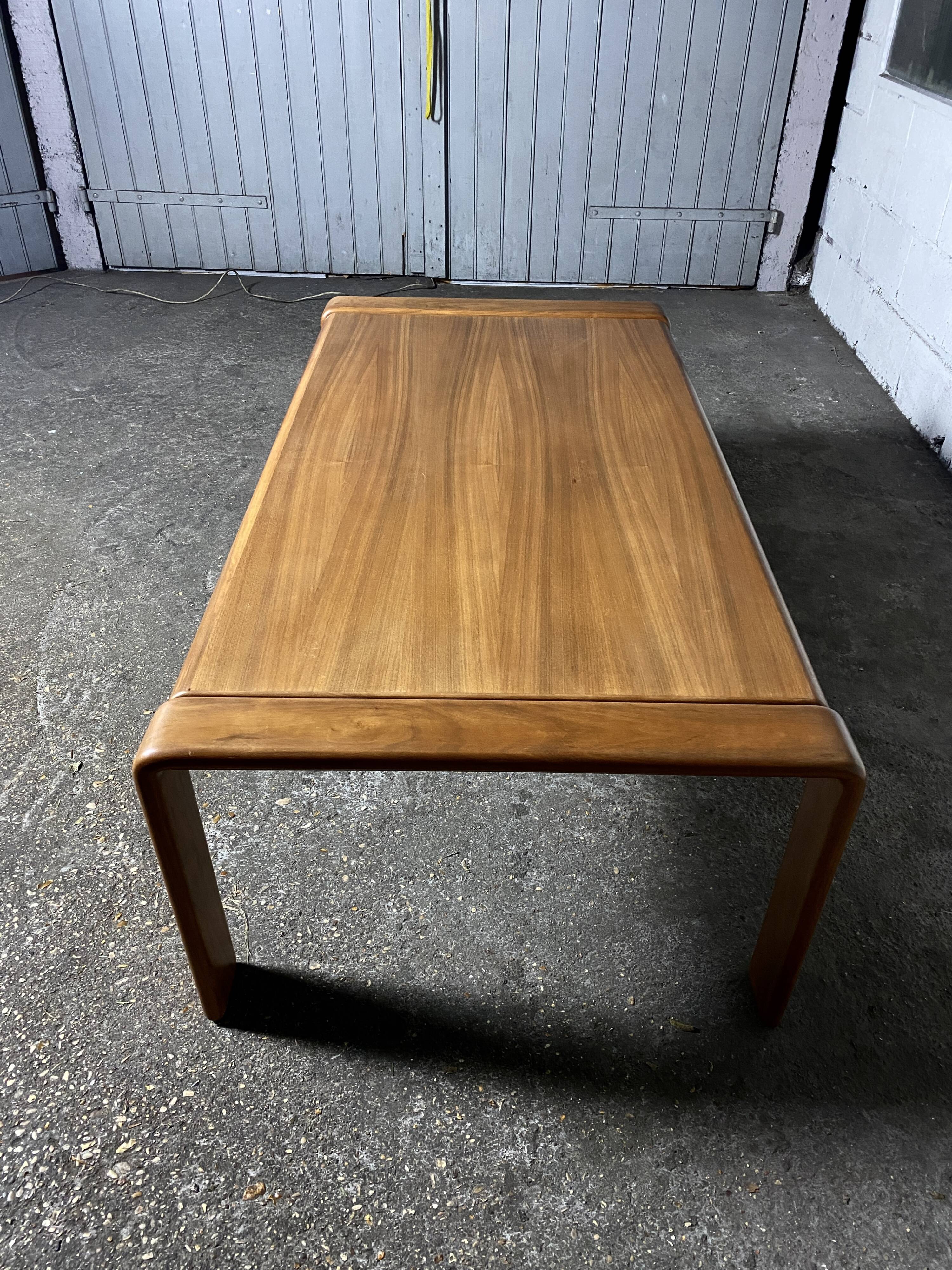 Vintage Scandinavian teak coffee table, 1960