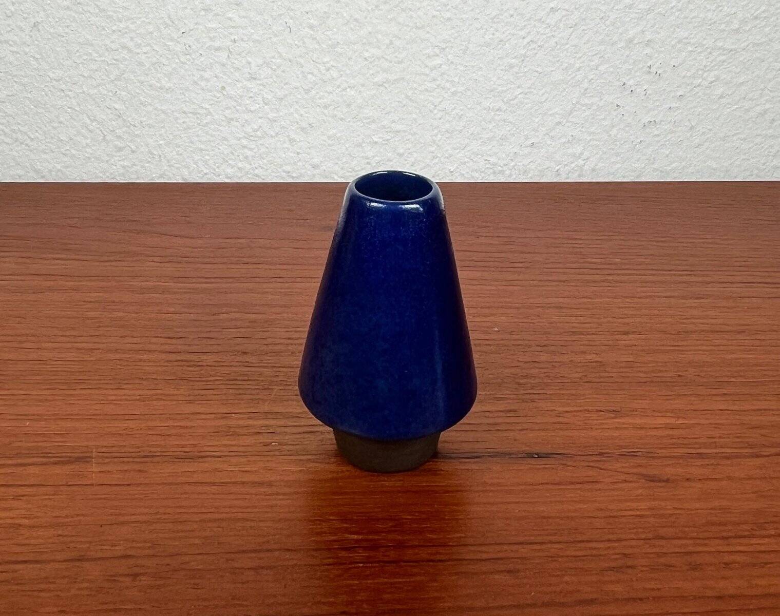 Mid-Century German Small Minimalist Studio Pottery Vase from BKW Böttger Keramik Wandsbek, Hamburg, 1960s