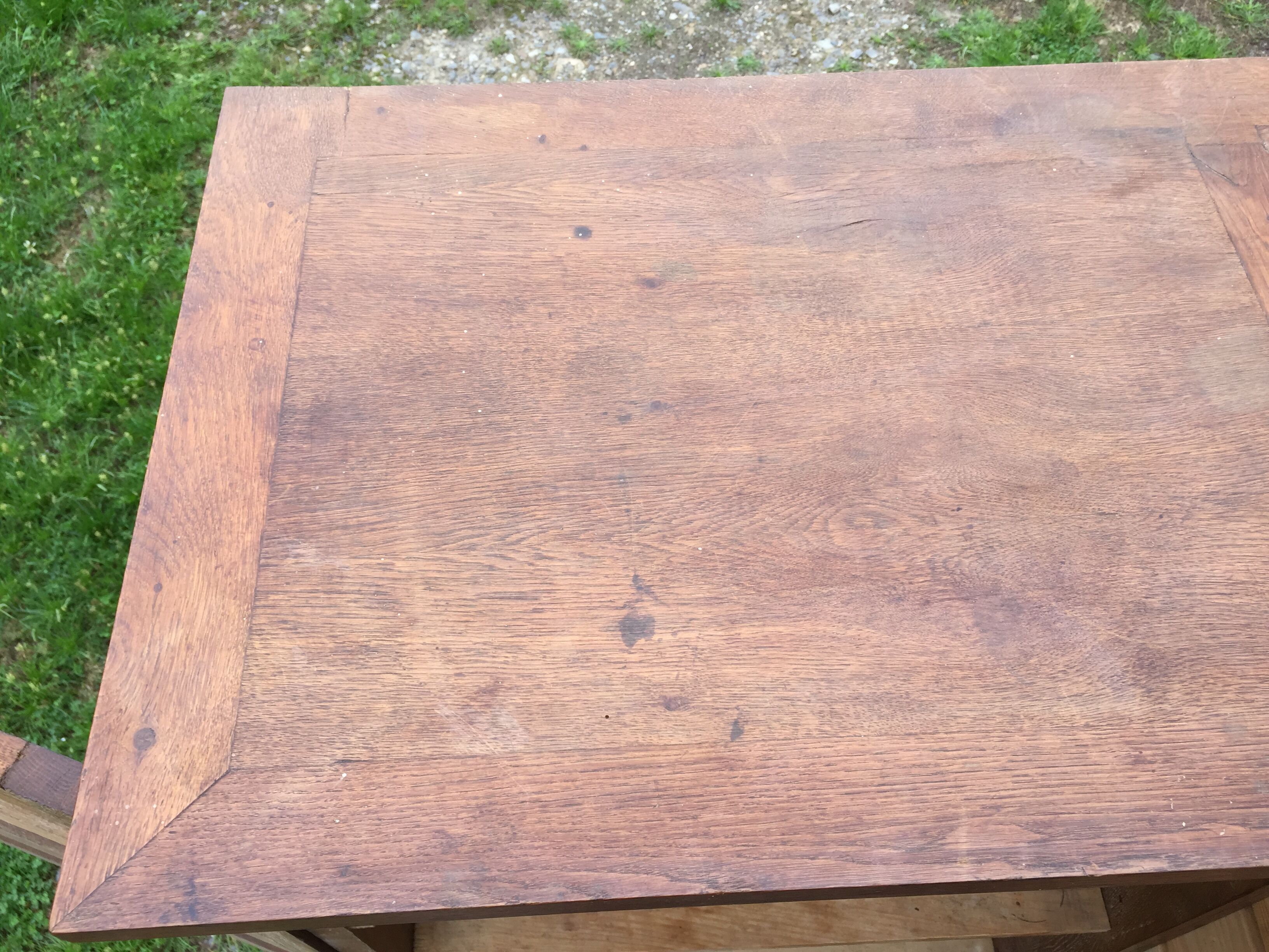 Vintage buffet René Gabriel in oak period reconstruction said of disaster victims