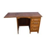 Children's desk 50s in oak and beech