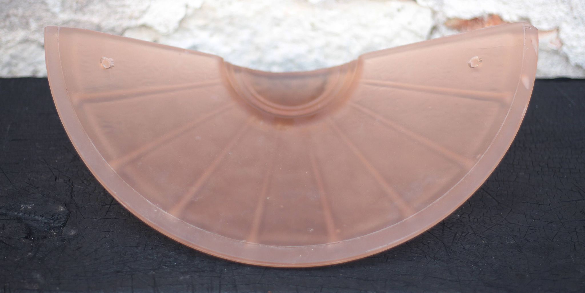 Art Deco Wall Sconce Moulded Glass