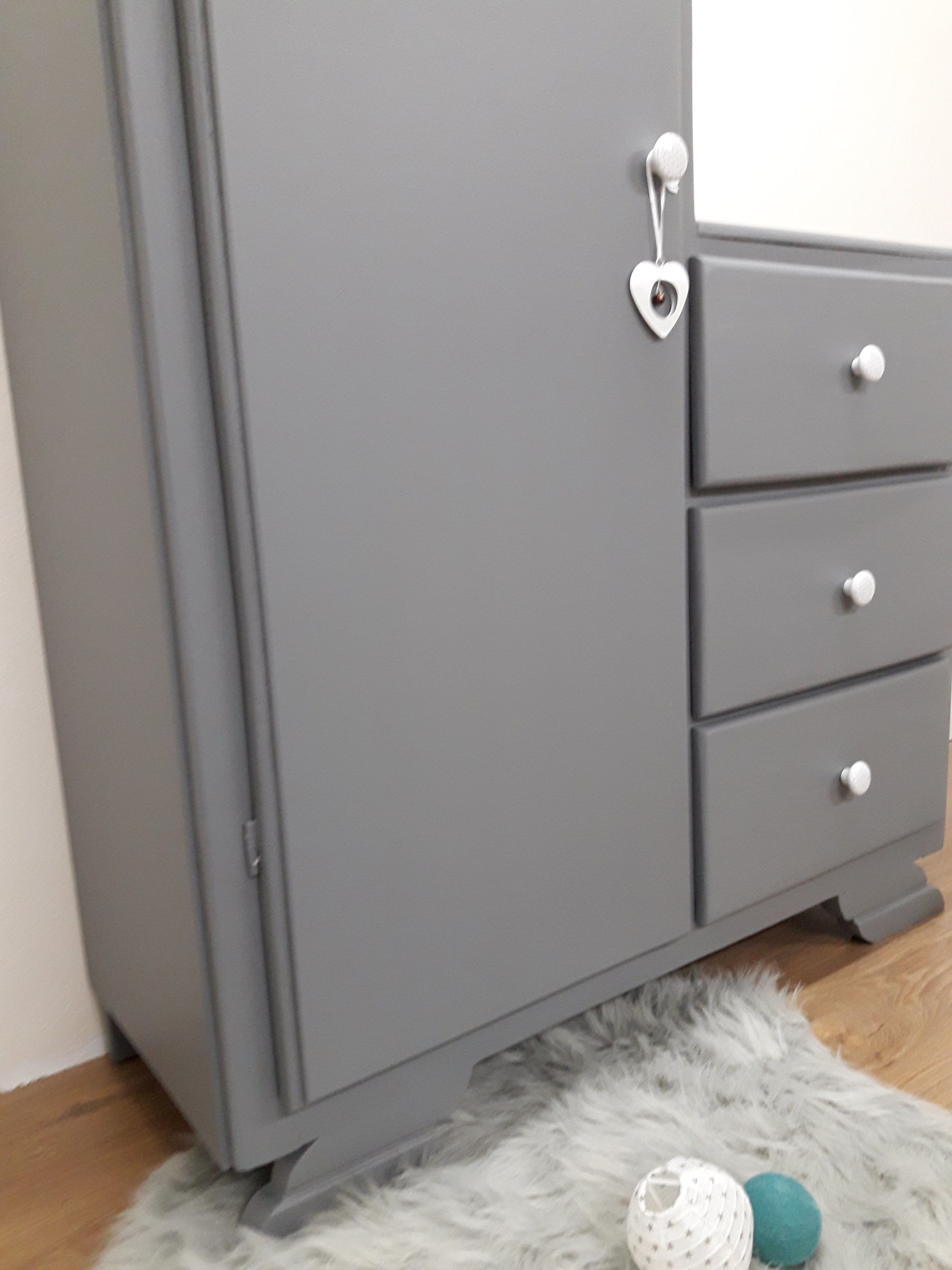 Vintage asymmetrical wardrobe