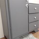 Vintage asymmetrical wardrobe