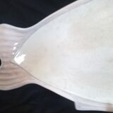 Old Fish Service for 12 pers. in Longwy ceramic, Copenhagen model, 1890s - 1939