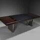 Walnut, Metal and Leather Hans von Klier “Il Ponte” Desk for Skipper, 1970s