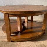 Table basse vintage en bois massif