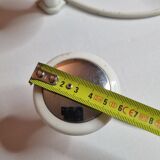 Pair of vintage, white and silver coat racks, 60s