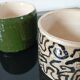 Duo de céramiques d'atelier vintage 70's