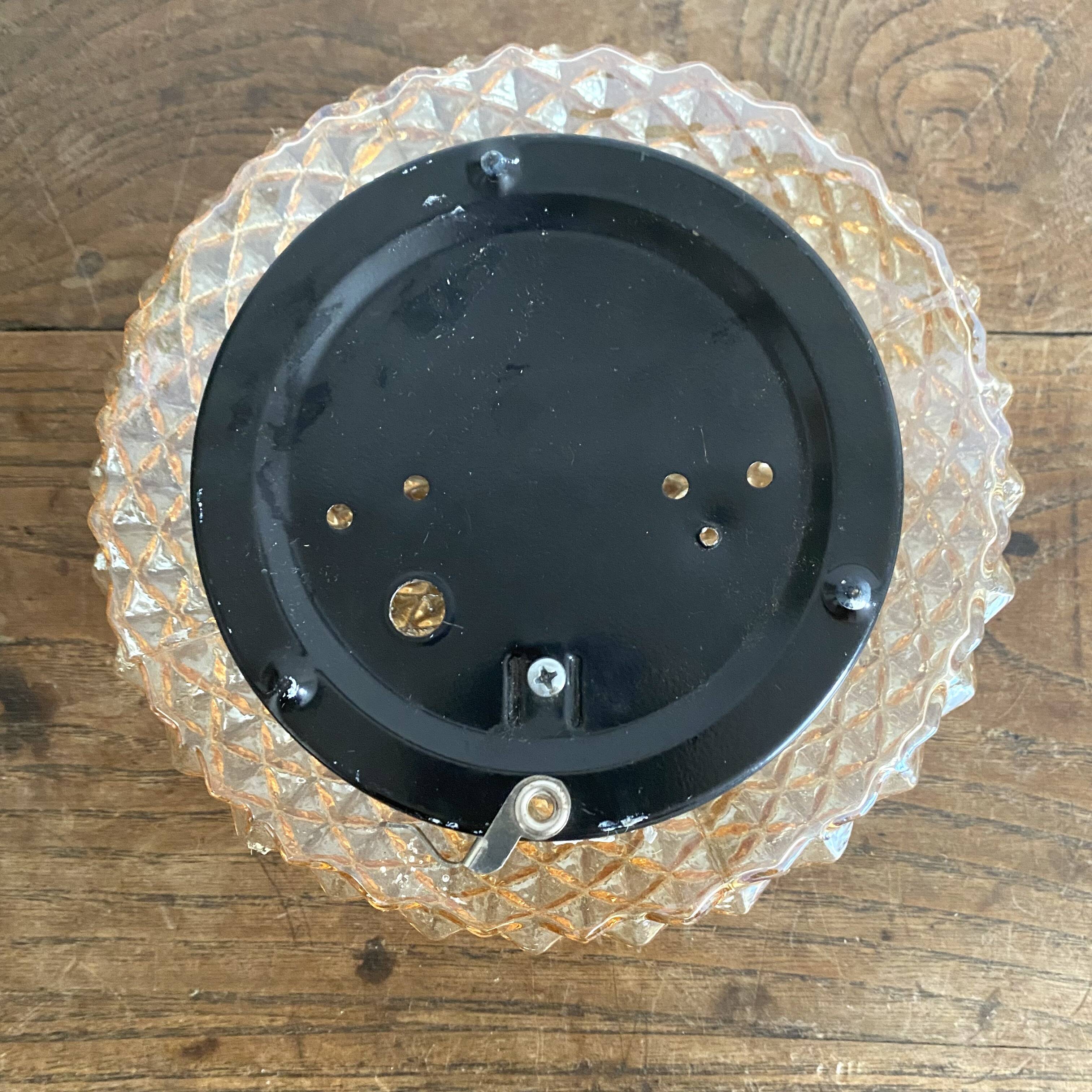 Vintage champagne round ceiling light
