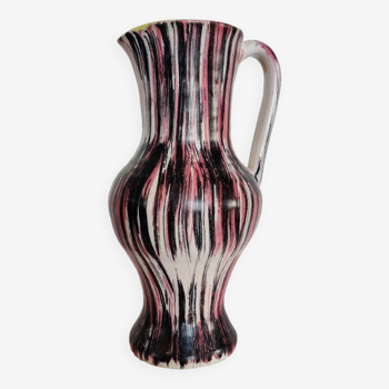 Vase dupanier rose et noir