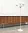 Floor lamp in glass and metal by E.R. Nele for Temde, 1960s.