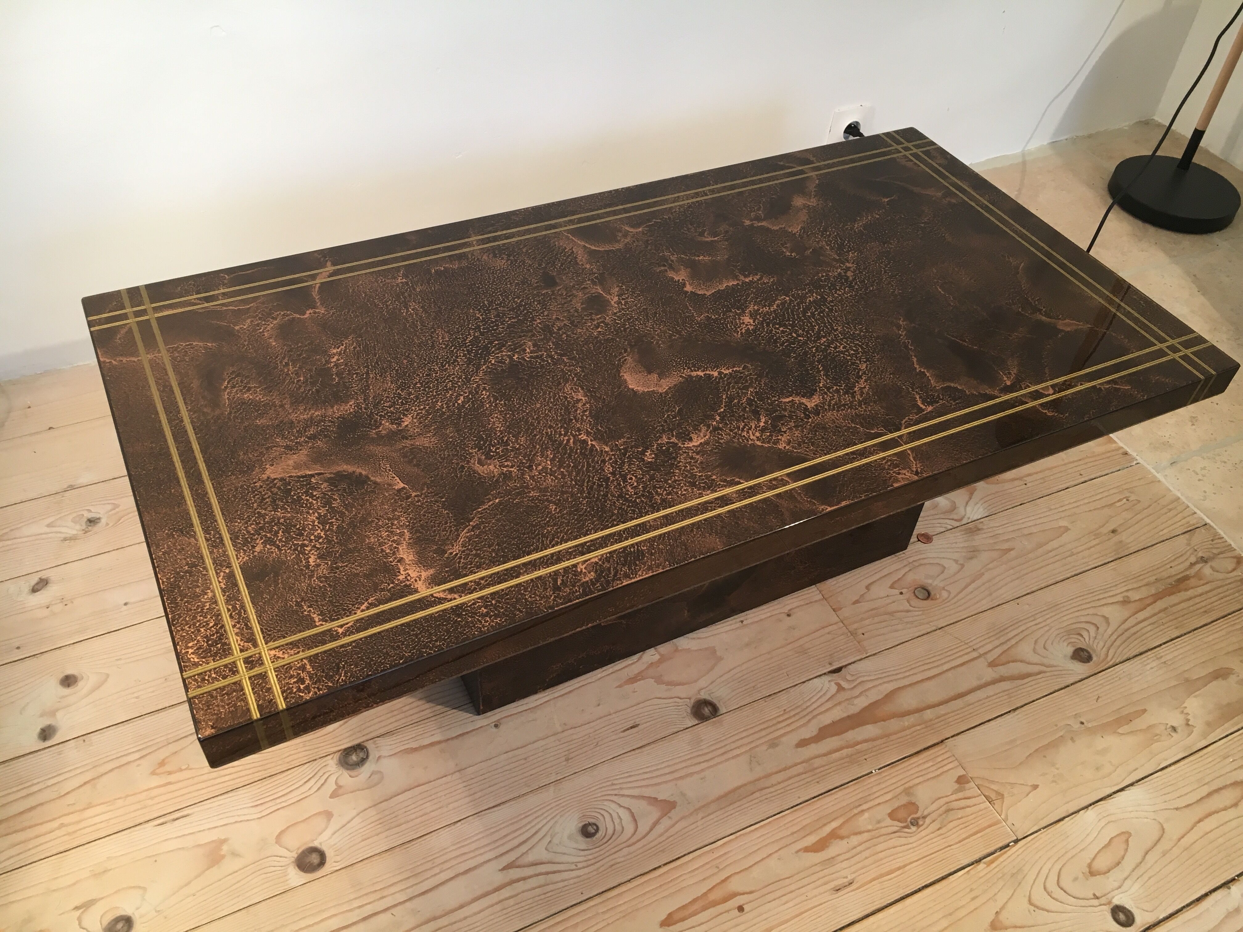 1970s lasca coffee table