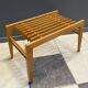 Small wood slatted sidetable flower table 1960s